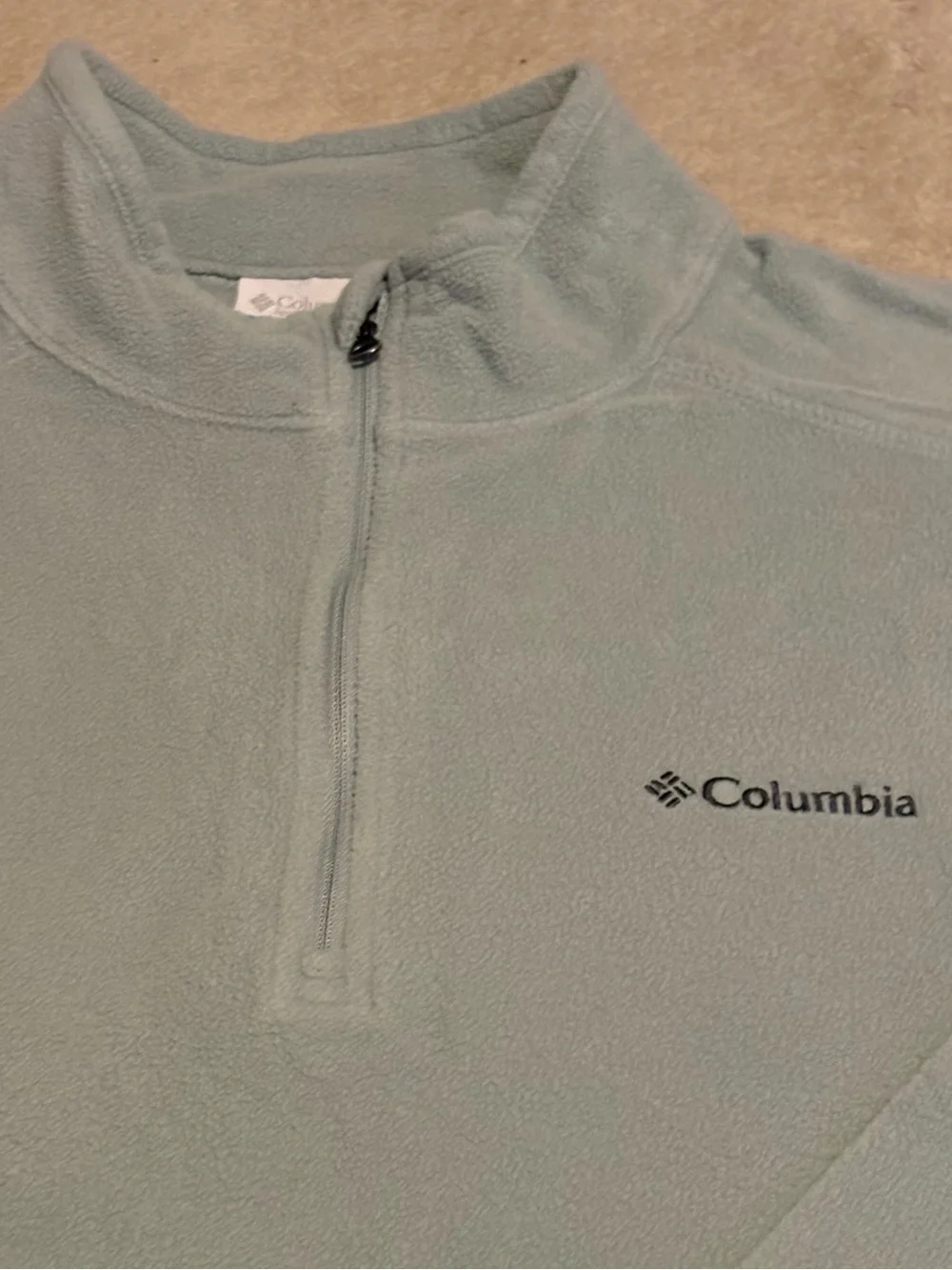 Men’s Columbia Quarter‑Zip Fleece – Size XL